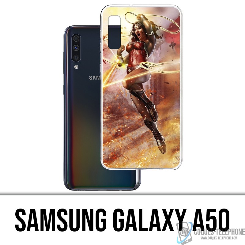 Funda Samsung Galaxy A50 - Wonder Woman Comics