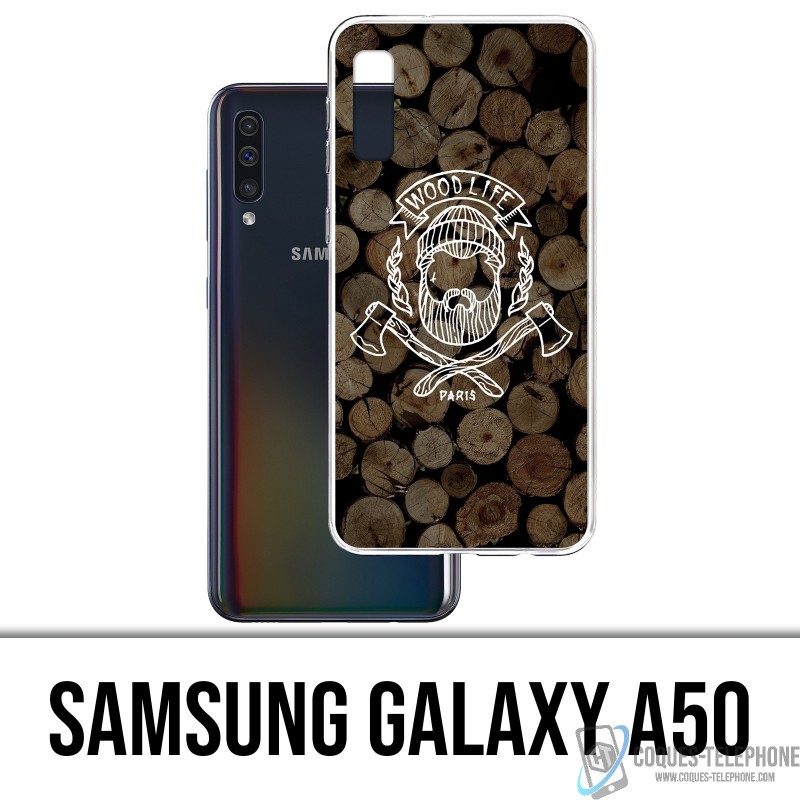 Samsung Galaxy A50 Custodia - Vita del legno