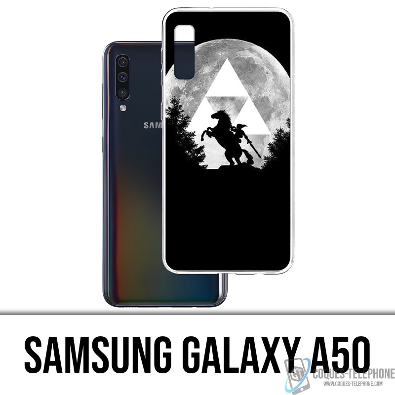 Samsung Galaxy A50 Funda - Zelda Moon Trifoce
