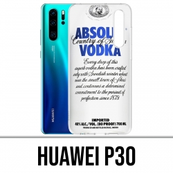 Huawei P30 Custodia - Absolut Vodka