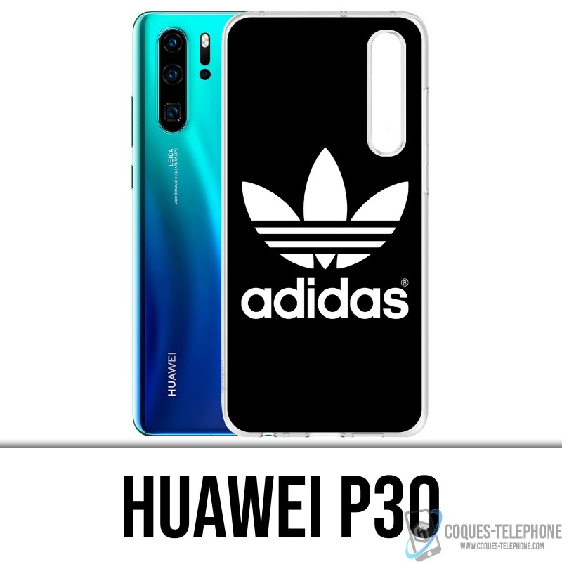 Huawei P30 Funda - Adidas Classic Black