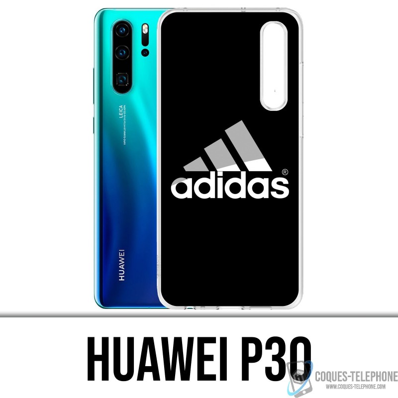 Huawei P30 Custodia - Adidas Logo Nero