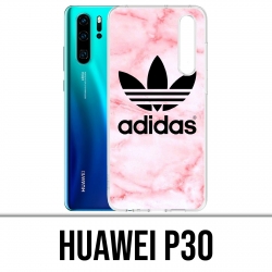 Coque Huawei P30 - Adidas Marble Pink