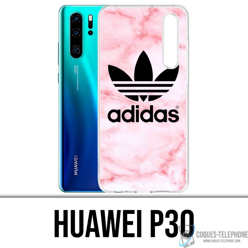 Case Huawei P30 - Adidas Marble Pink