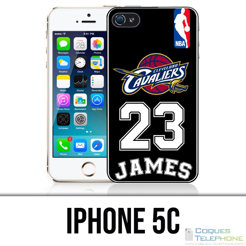 Coque iPhone 5C - Lebron James Noir