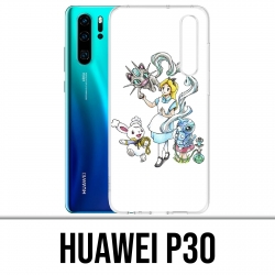 Coque Huawei P30 - Alice Au Pays Des Merveilles Pokémon