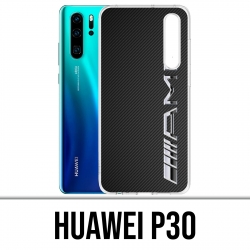 Huawei P30 Custodia - Logo Amg Carbon
