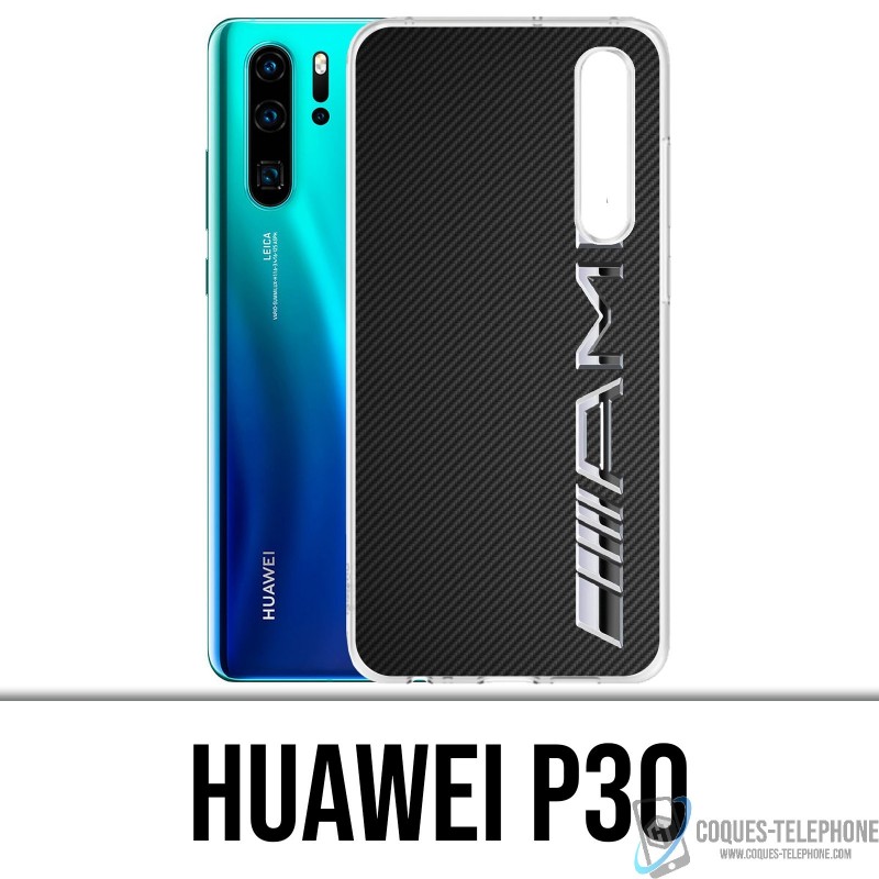 Huawei P30 Case - Amg Carbon Logo