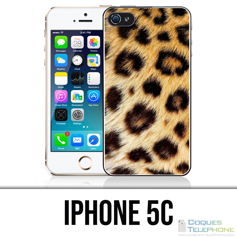 Custodia per iPhone 5C - Leopardo