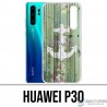 Funda Huawei P30 - Ancla marina de madera
