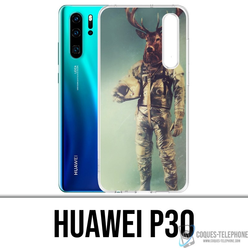 Huawei P30 Custodia - Cervo Astronauta Animale Astronauta