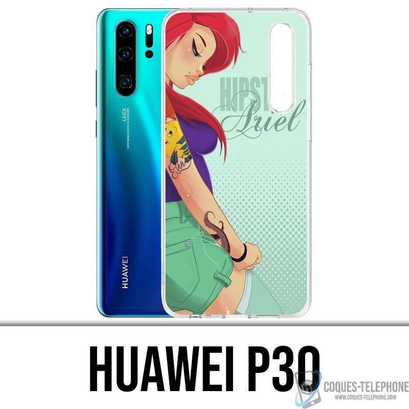Coque Huawei P30 - Ariel Sirène Hipster