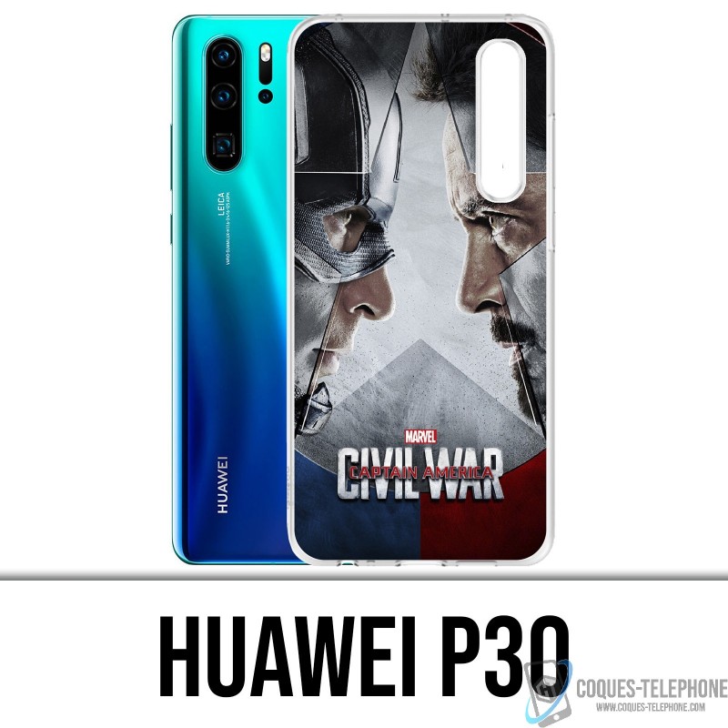 Funda Huawei P30 - Vengadores Guerra Civil