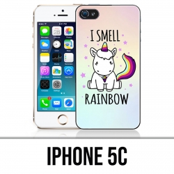 Coque iPhone 5C - Licorne I Smell Raimbow