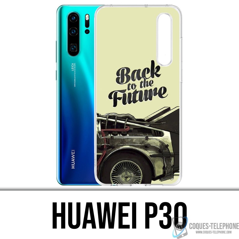 Case Huawei P30 - Back To The Future Delorean