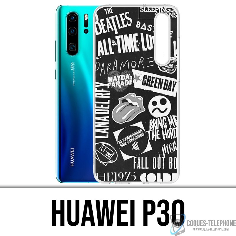 Case Huawei P30 - Rock Badge