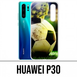 Coque Huawei P30 - Ballon Football Pied