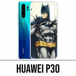 Funda Huawei P30 - Arte de la pintura de Batman