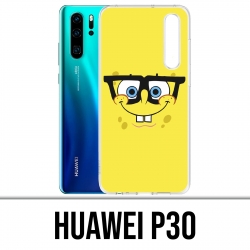 Huawei P30 Custodia - Occhiali Sponge Bob