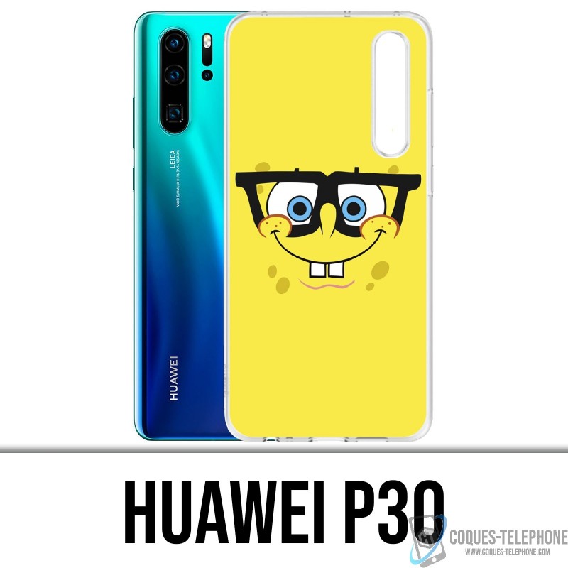 Funda Huawei P30 - Gafas de Bob Esponja