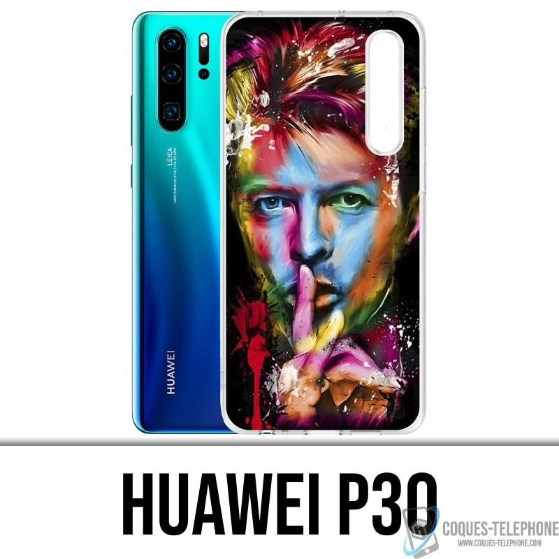 Huawei P30 Custodia - Bowie Multicolor