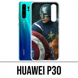 Funda Huawei P30 - Captain America Comics Avengers