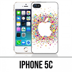 Coque iPhone 5C - Logo Apple Multicolore
