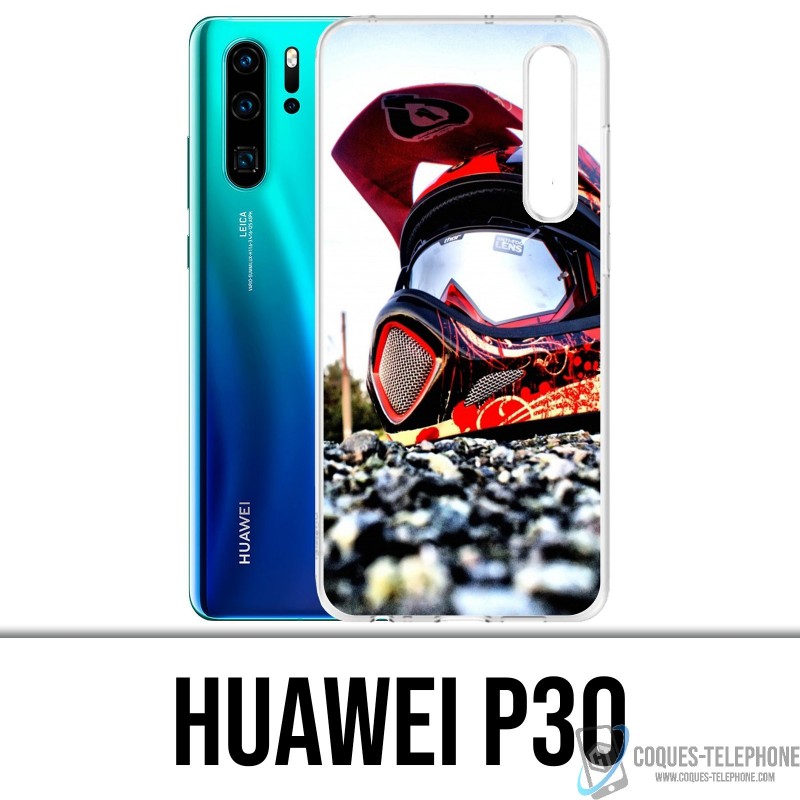Huawei P30 Case - Moto-Cross-Helm