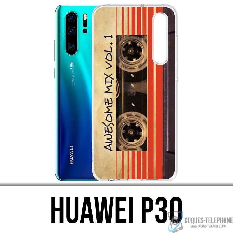 Funda Huawei P30 - Casete de audio Vintage Galaxy Guardians