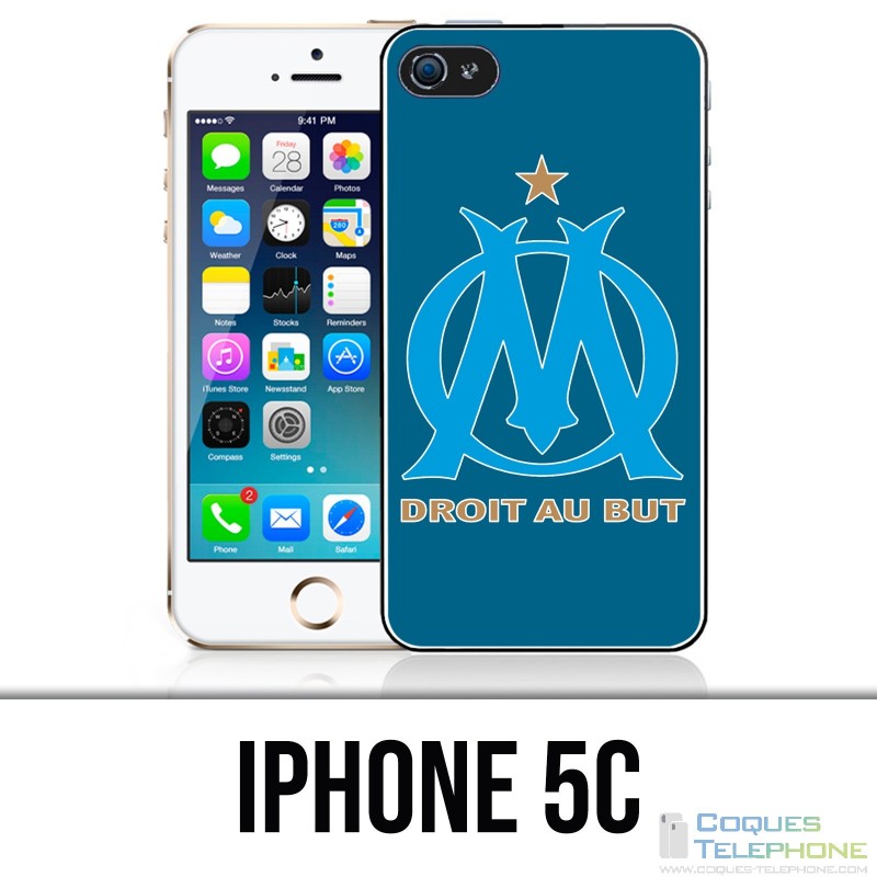 IPhone 5C Case - Logo Om Marseille Big Blue Background