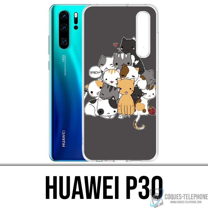 Huawei P30 Case - Katze miaut