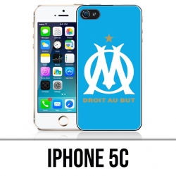 Coque iPhone 5C - Logo Om Marseille Bleu