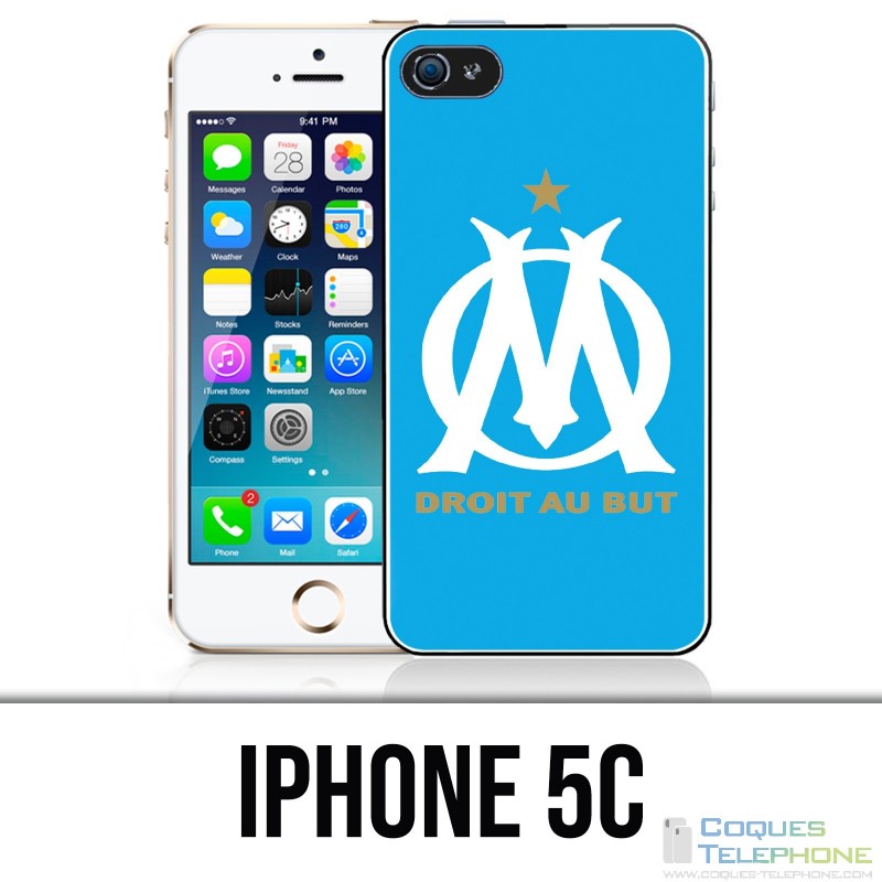 Funda iPhone 5C - Azul Om Marsella Logo