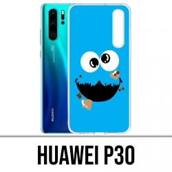 Huawei P30 Custodia - Cookie Monster Face