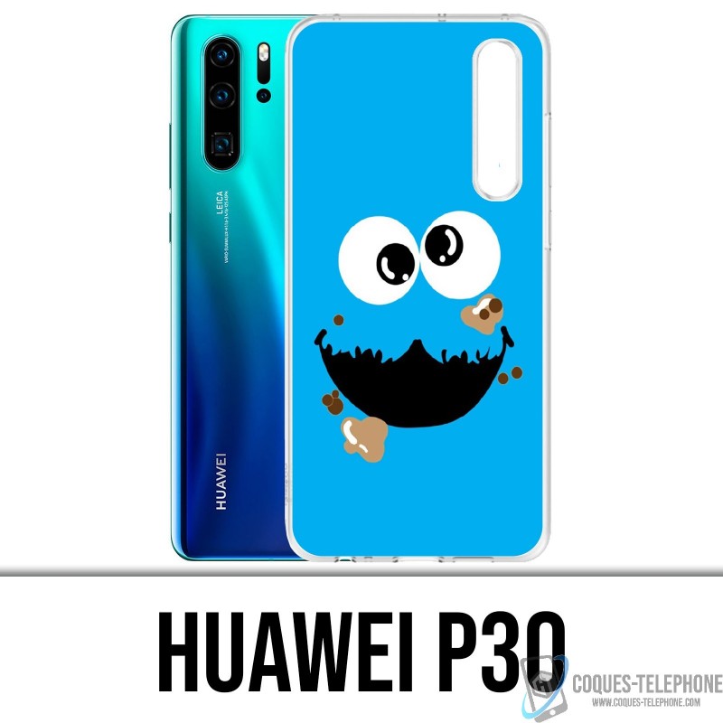Funda Huawei P30 - Cara de monstruo de galletas