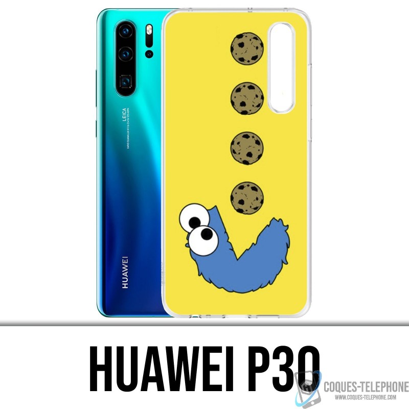 Huawei P30 Custodia - Cookie Monster Pacman