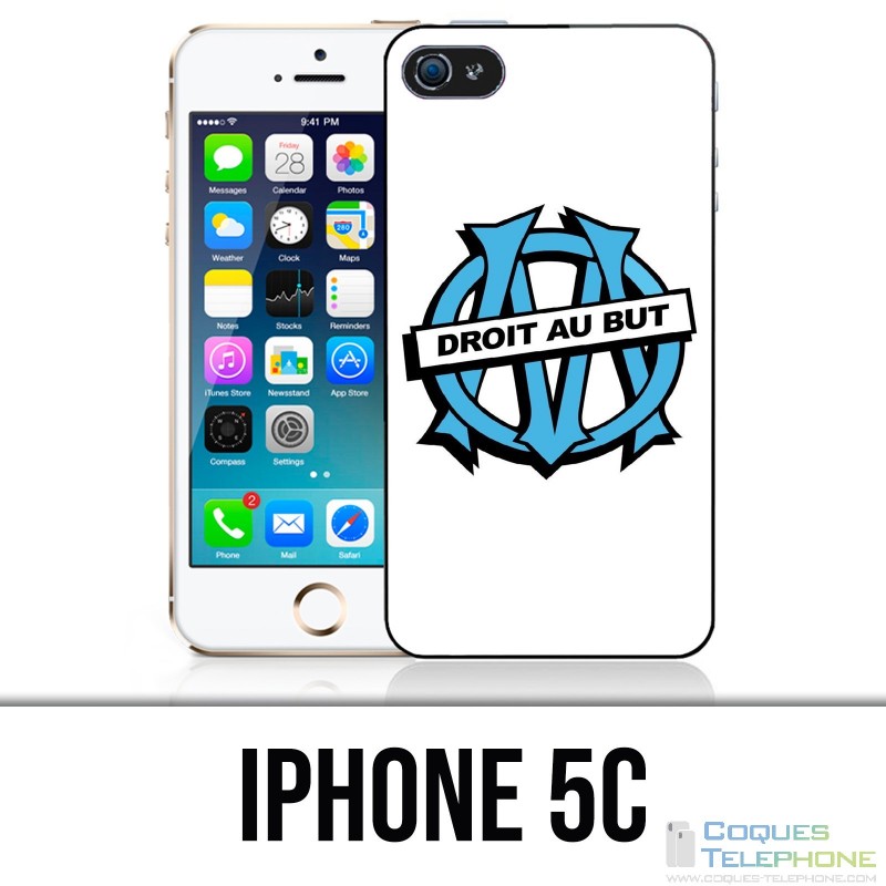 Custodia per iPhone 5C - Logo Om Marseille Right To The Goal