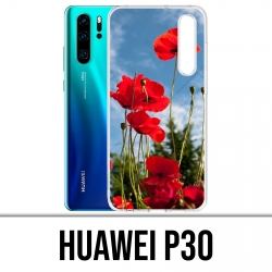 Coque Huawei P30 - Coquelicots 1