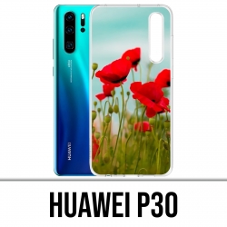 Huawei Custodia P30 - Papaveri 2