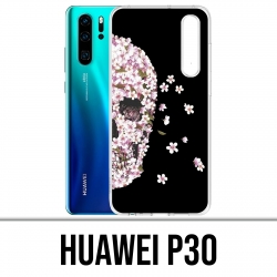 Case Huawei P30 - Crane Flowers