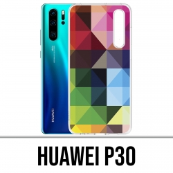 Huawei P30 Case - Mehrfarbige Würfel