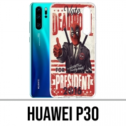 Case Huawei P30 - Deadpool-Präsident