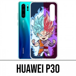 Huawei P30 Custodia - Dragon Ball Black Goku Cartoon