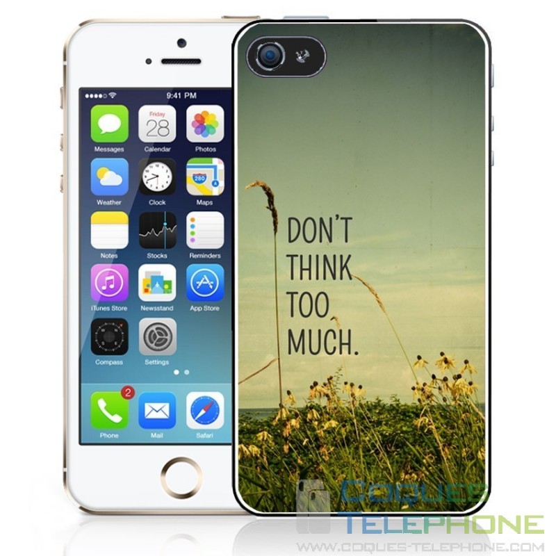 Phone case Do not Think Too Much