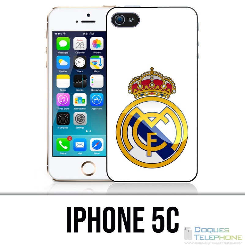 Coque iPhone 5C - Logo Real Madrid