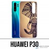 Case Huawei P30 - Vintage Aztec Elephant