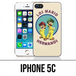 Custodia per iPhone 5C - Los Mario Hermanos