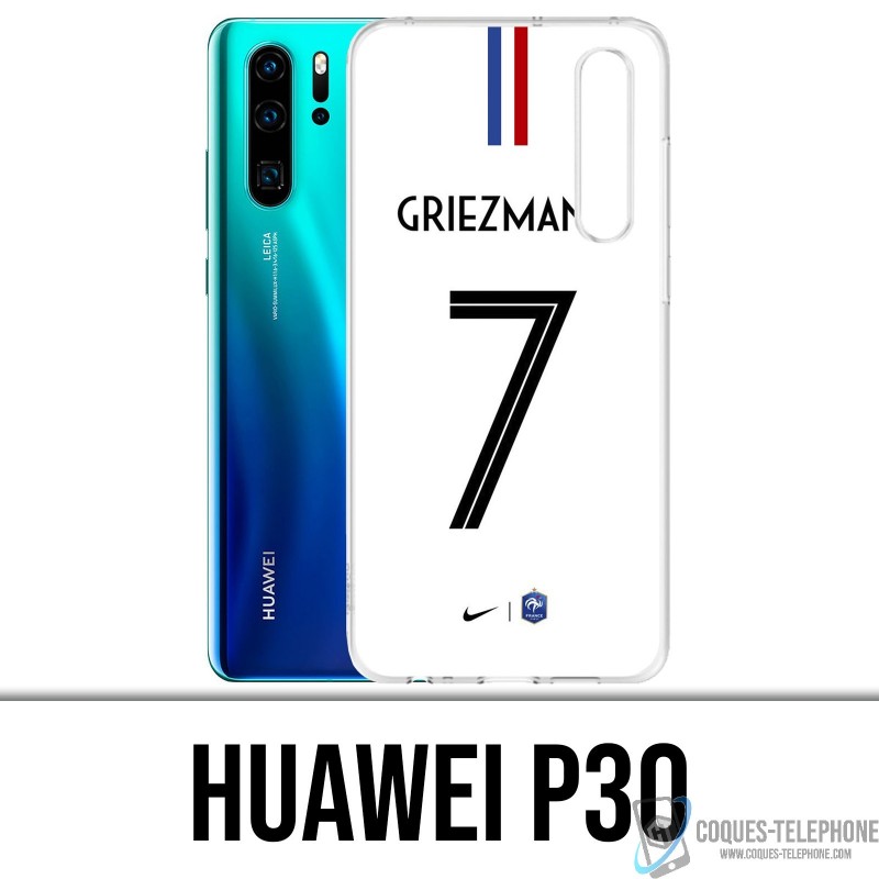 Coque Huawei P30 - Football France Maillot Griezmann