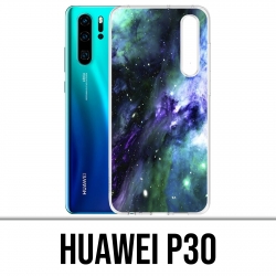 Huawei P30 Custodia - Galassia Blu