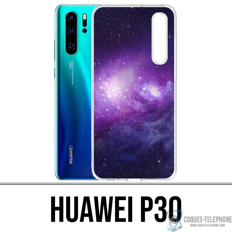 Coque Huawei P30 - Galaxie Violet
